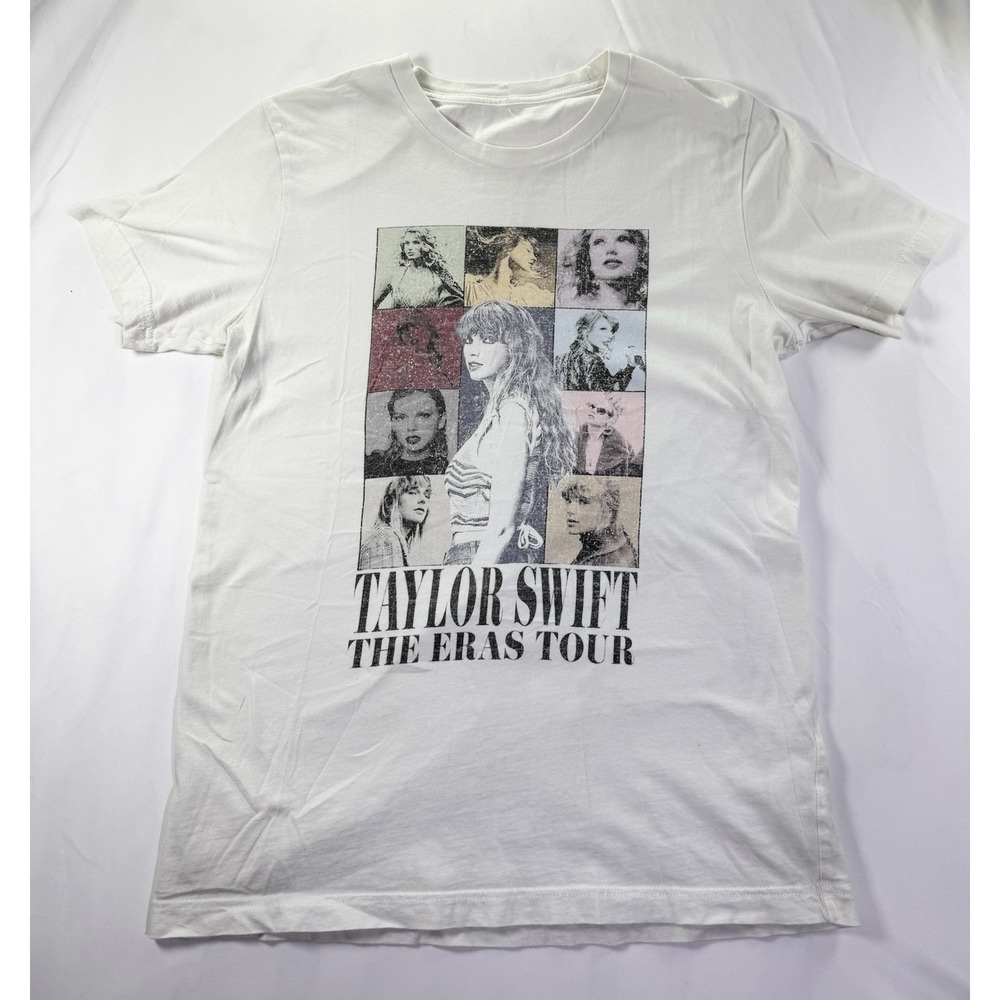 Taylor Swift The Eras Tour Concert T Shirt Short Sleeve White Size Medium merch